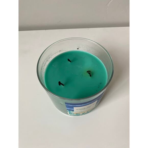 Bath and Body Works White Tea & Ginger Large 3 Wick Scented Candle- 14.5oz - Picture 3 of 4